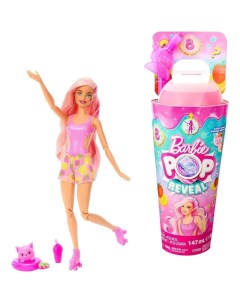 Кукла Сочные фрукты Эрдбирлимонад в непрозрачной упаковке Сюрприз HNW41 Barbie