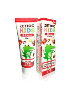 Детская зубная паста Японская с фтором вкус колы 6 70 г Nippon zettoc