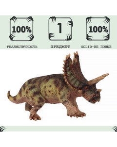 Игрушка динозавр серии Мир динозавров Трицератопс фигурка 30 см MM206 397 Masai mara