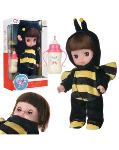 Пупс Junfa Сute Baby 24 см Пчелка с бутылочкой Junfa toys