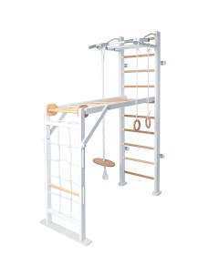 Детский спортивный комплекс Scala in legno 2 bianco naturale PS 118 Perfetto sport