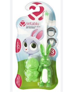 Щётка зубная детская 3 мягкая с кроликом Setablu
