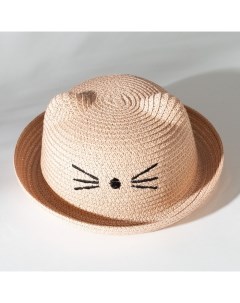 Шляпа для девочки Кошечка цв розовый р р 50 Minaku