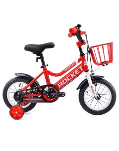 Велосипед детский двухколесный 90 115см колеса 12 101 красный Rocket