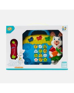 Развивающая игрушка для малышей музыкальная Телефон Кролик 855 1A Jialegu toys