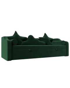 Детский диван кровать Рико Зеленый велюр Лига диванов