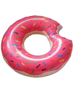 Надувной круг для плавания Пончик 80 см розовый KR 080 Goodstore24