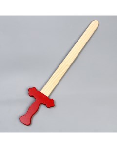 Детское деревянное оружие меч игрушечный МИКС 53x12x1 8 см Nobrand