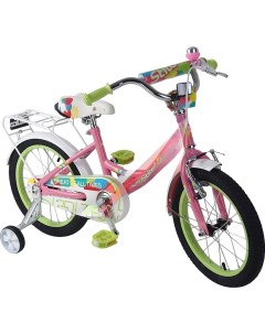 Велосипед 16 1 ск 4 6 лет розовый Joying Stitch