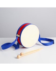 Игрушка музыкальная Барабан бумажная мембрана размер 14x14x4 5 см цвета МИКС Nobrand