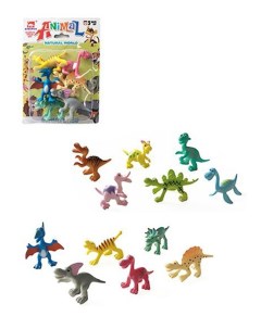 Набор фигурок Динозавры 6 предм в ассортименте PK535 Наша игрушка