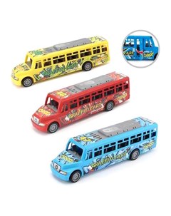 Автобус инерционный пакет в ассортименте XY339 Наша игрушка