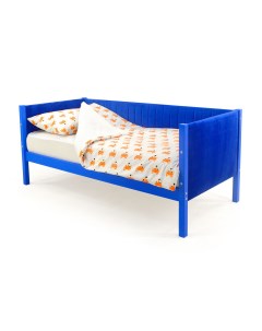 Детская кровать тахта МГК Svogen мягкая синяя Бельмарко