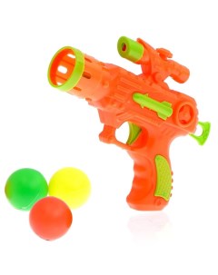 Пистолет игрушечный Стрелок стреляет шариками цвета МИКС Nobrand