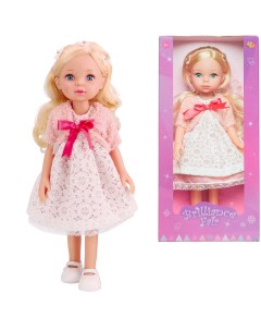 Кукла ABtoys Времена года в розовом кружевном платье 33 см Abtoys (абтойс)