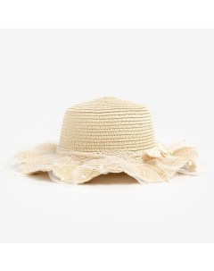 Шляпа для девочки р р 54 см цв бежевый Minaku