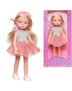 Кукла ABtoys Времена года в серо розовом платье 33 см Abtoys (абтойс)