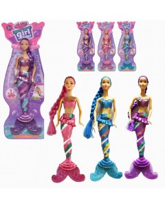 Кукла Junfa Русалочка в разноцветном костюме 35 см Junfa toys