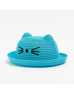 Шляпа для девочки Кошечка цв голубой р р 50 Minaku