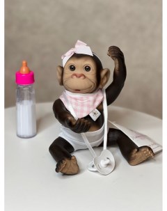 Кукла 26cм Baby Monkey виниловая 390 Marina&pau