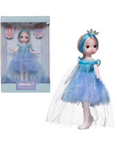 Кукла Junfa Ardana Princess с короной в роскошном синем платье 30 см Junfa toys