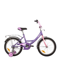 Велосипед Vector 2022 городской детский рама 18 колеса 18 фиолетовый Novatrack