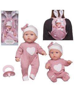 Пупс Junfa Baby So Funny 30 см в переноске кенгуру Junfa toys