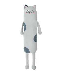 Мягкая игрушка Кот серый 100 см Смолтойс
