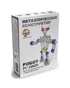 Конструктор металлический Робот Р1 с подвижными деталями Десятое королевство