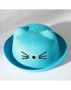 Шляпа для девочки Кошечка цв голубой р р 50 Minaku