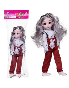 Кукла Junfa платиновая блондинка в теплой одежде 28 см Junfa toys