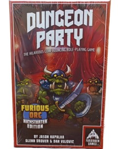 Настольная игра Dungeon Party Furious Orc на английском языке FRB 1710 Forbidden games
