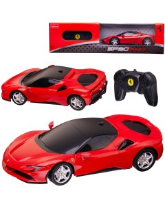 Машина р у 1 24 Ferrari SF90 Stradale 2 4G цвет красный 19 5 9 6 5 3 Rastar