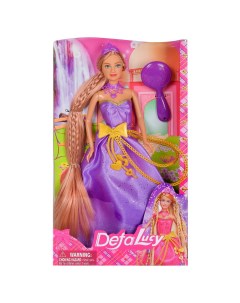 Кукла Lucy Вечернее платье фиолетовое 29 см Defa