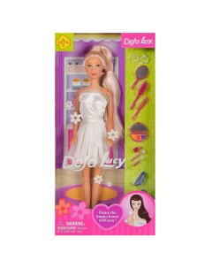 Кукла Defa Lucy В салоне красоты в белом платье 29 см Abtoys (абтойс)
