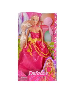 Кукла Lucy Вечернее платье розовое 29 см Defa