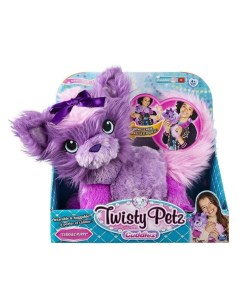 Игрушка плюшевая трансформер Puppy Щенок фиолетовый Twisty petz