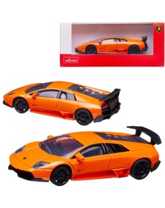Машина металлическая 1 43 Murcielago LP 670 4 SV цвет оранжевый Rastar
