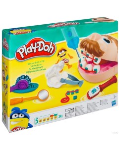 Игровой набор для лепки Мистер Зубастик Стоматолог с пластилином Play-doh