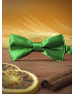 Детский галстук бабочка MGB003 атласный зеленый 2beman