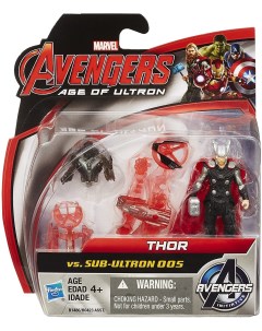 Набор с минифигуркой Thor vs Sub Ultron 005 Мстители Эра Альтрона 6 см Avengers