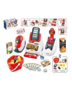 Игровой набор Мой магазин свет звук в комплекте 27 предметов Наша игрушка