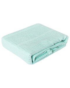 Одеяло вязаное мятное Baby nice
