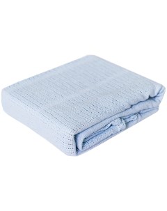 Одеяло вязаное голубое 90x118 см Baby nice