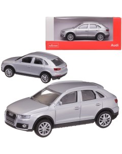 Машина металлическая 1 43 Audi Q3 цвет серебрянный Rastar