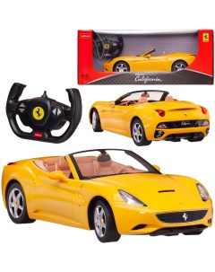 Машина р у 1 12 Ferrari California цвет желтый Rastar