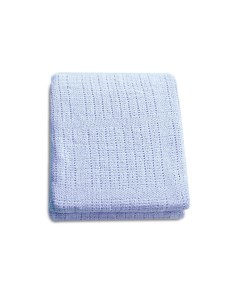 Одеяло вязаное голубой Baby nice