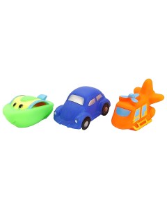 Набор игрушек для ванны Вертолет машина катер Играем вместе