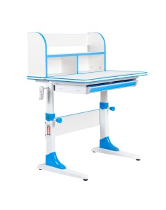 Детский стол Study 80 Lux белый голубой Anatomica