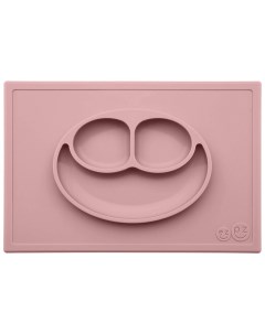 Тарелка детская Happy mat нежно розовая Ezpz